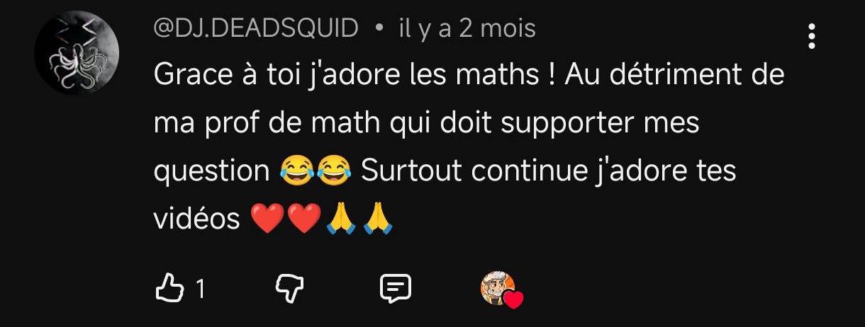 Commentaire YouTube