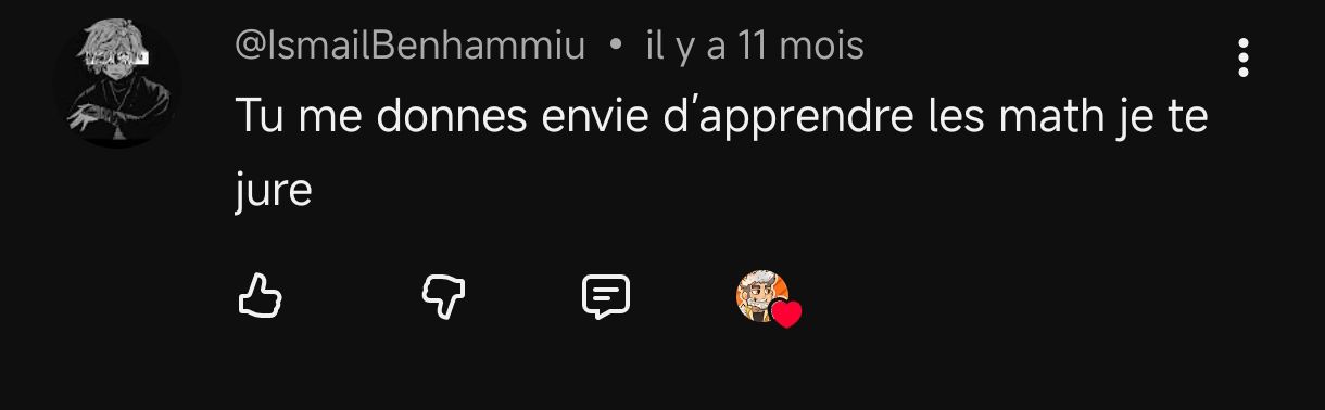 Commentaire YouTube