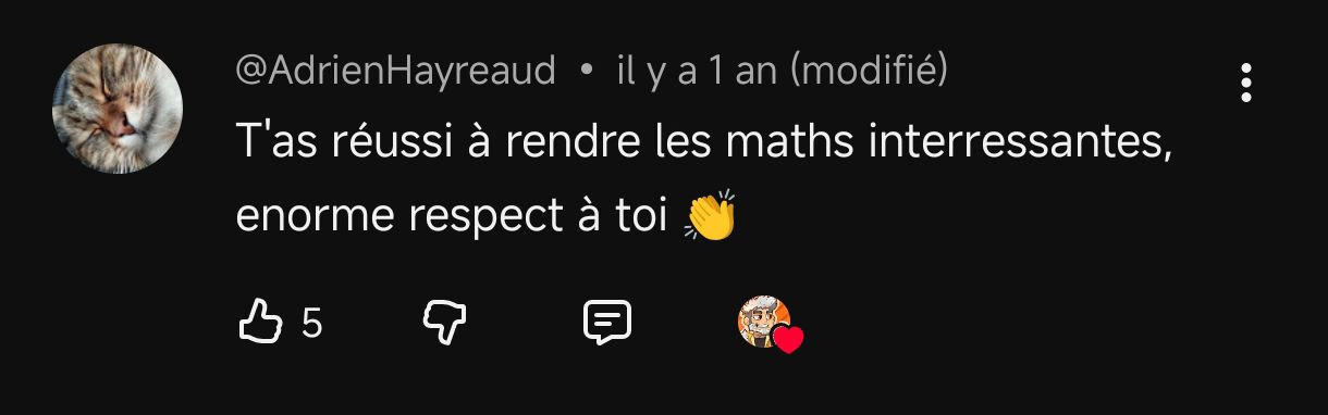 Commentaire YouTube